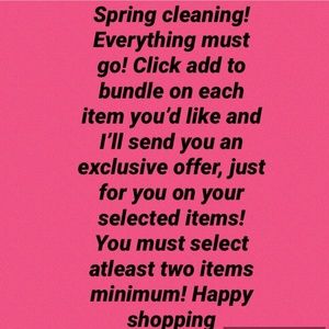 🔻 bundle two items and save ! 🔺